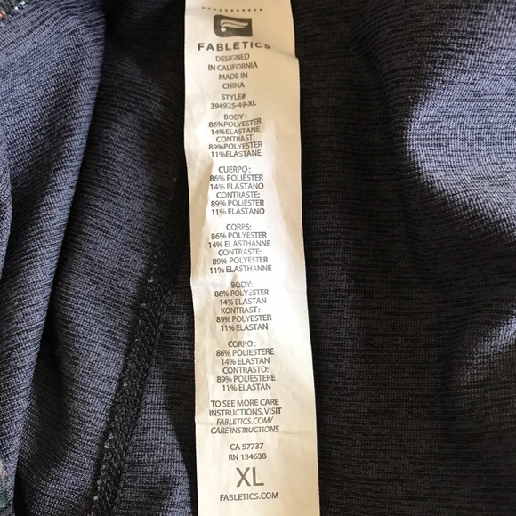 Fabletics Salar Printed Powerhold Capri Leggings - Picture 11 of 14